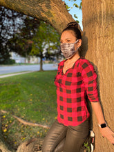 Model Wearing Face Mask, Nature, Trees