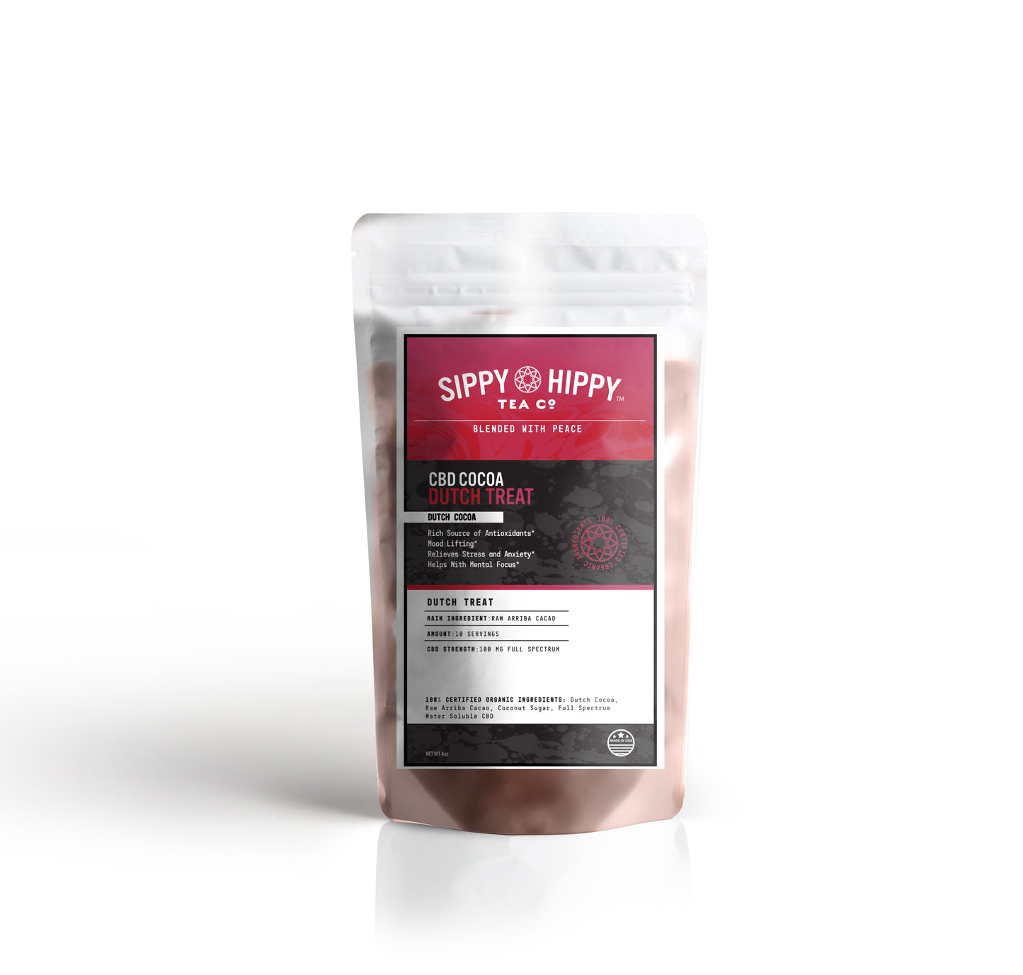 Sippy Hippy, Hot Cocoa, Hot Chocolate, CBD Hot Cocoa, Cacao, Cocoa Mix